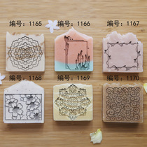 Custom diy handmade soap seal pottery clay seal acrylic material Chinese New Year European classical Spring Festival Chinese style