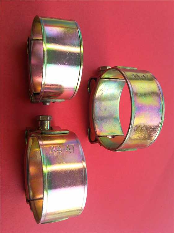 Strong clamp clamp stainless steel pipe clamp elastic T - type American German - style British heavy - duty steel wire 201304