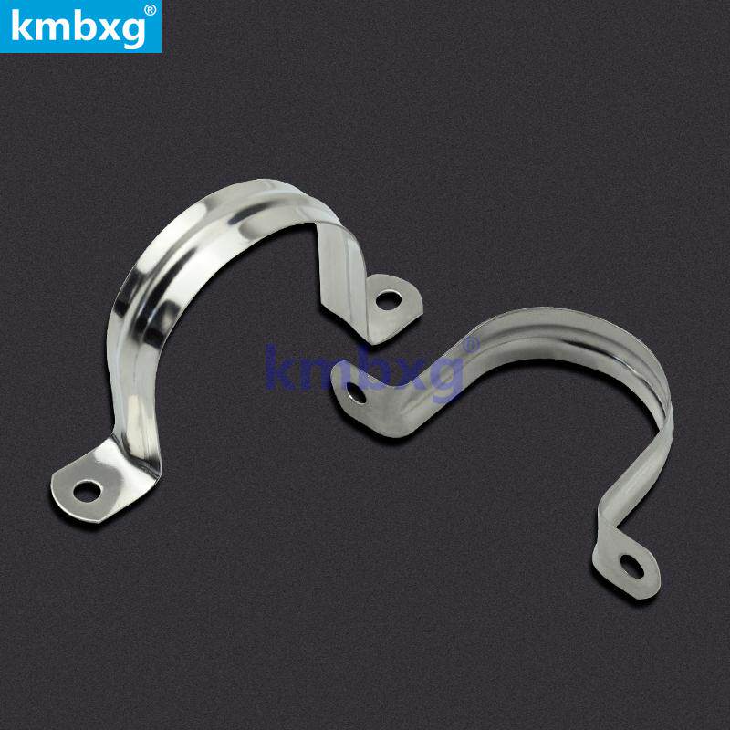 Kemai 304 stainless steel riding card tube clip riding card bracket tube buckle throat hoop U-type card water pipe clip ohm card
