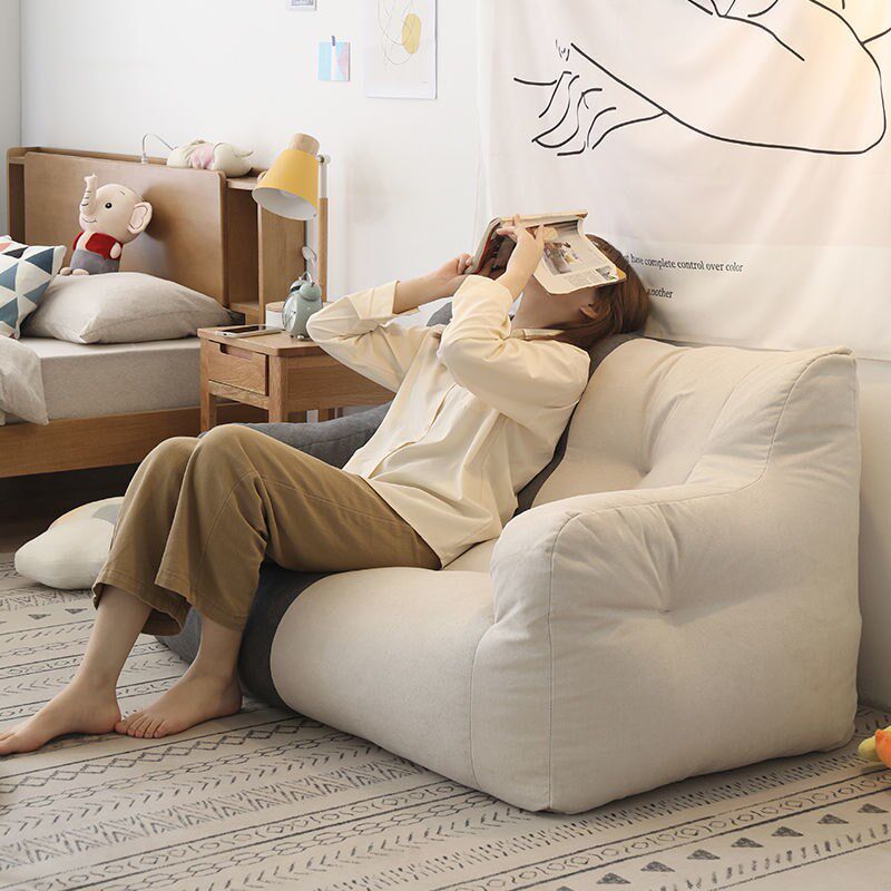 Lazy sofa tatami double bedroom small sofa female small apartment leisure balcony net red dormitory bean bag sofa