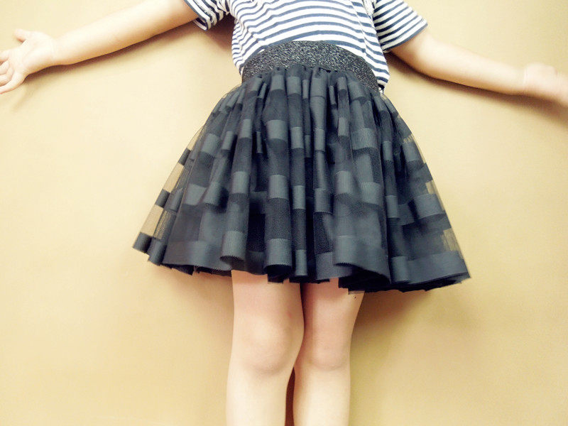 Jupe fillette en mélange - Ref 2050703 Image 7