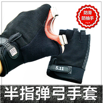 Outdoor slingshot gloves breathable Mens thin half finger sports summer leak finger special combat riding Special Forces tactical gloves