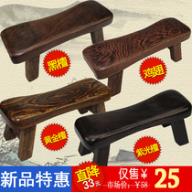 Chicken wing wood solid wood sleeping pillow Cervical spine health pillow pillow Small stool Massage pillow Cold pillow Hard pillow pillow stool pillow