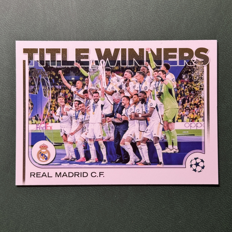 Real Madrid Won the Champions League Trophy with Bellingham, Vinicius, and Kramvanga Celebrating in the Same Frame, Featuring Football Stars Like Toca