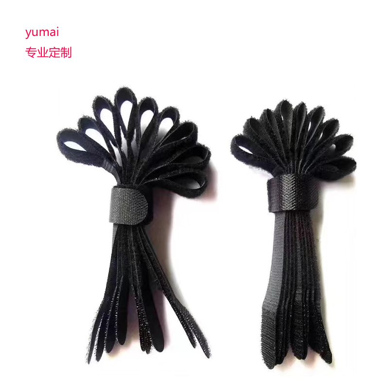 P-hole magic adhesive strap adhesive cingulum with wire strap tie wire with power zal wire belt 10 * 135mm