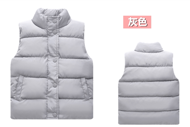 Áo cotton cho bé đứng cổ áo mùa thu và mùa đông bé trai và bé gái áo gió trẻ em