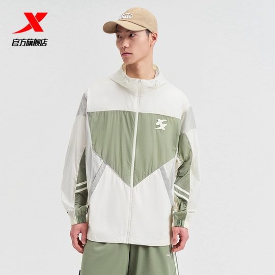 Fan Chengcheng's Same Style | Xtep Sun Protection Clothing Men's 2025 Summer New Outdoor Sports Sun Protection Clothing 976229140566