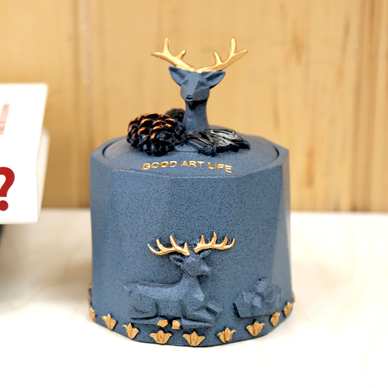 Nordic ins toothpick box personalized creative new home European cotton swab barrel storage high-end light luxury restaurant cans