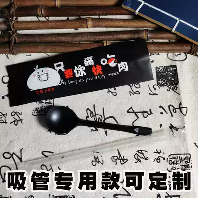 Disposable cutlery set bone seafood lobster straw film gloves toothpick spoon wet paper towel nationwide