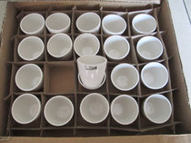 Porcelain crucible ceramic crucible porcelain crucible 25ml heating chemical experiment Crucible high temperature Crucible