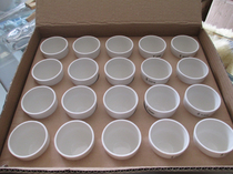 Ceramic crucible with lid ceramic crucible 30ml chemical experiment Crucible high temperature Crucible