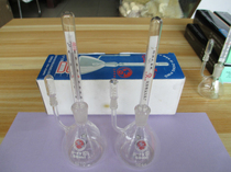 (Anhui Fengyang) attached to the density bottle density bottle 50ml pycthon bottle with thermometer glass pycthon