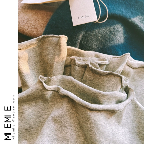 Модный хлопковый базовый приятный телу лонгслив