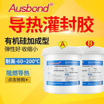 Ausbond192 silicone addition flame retardant high thermal conductivity and impact resistance repairable high temperature resistant waterproof potting compound