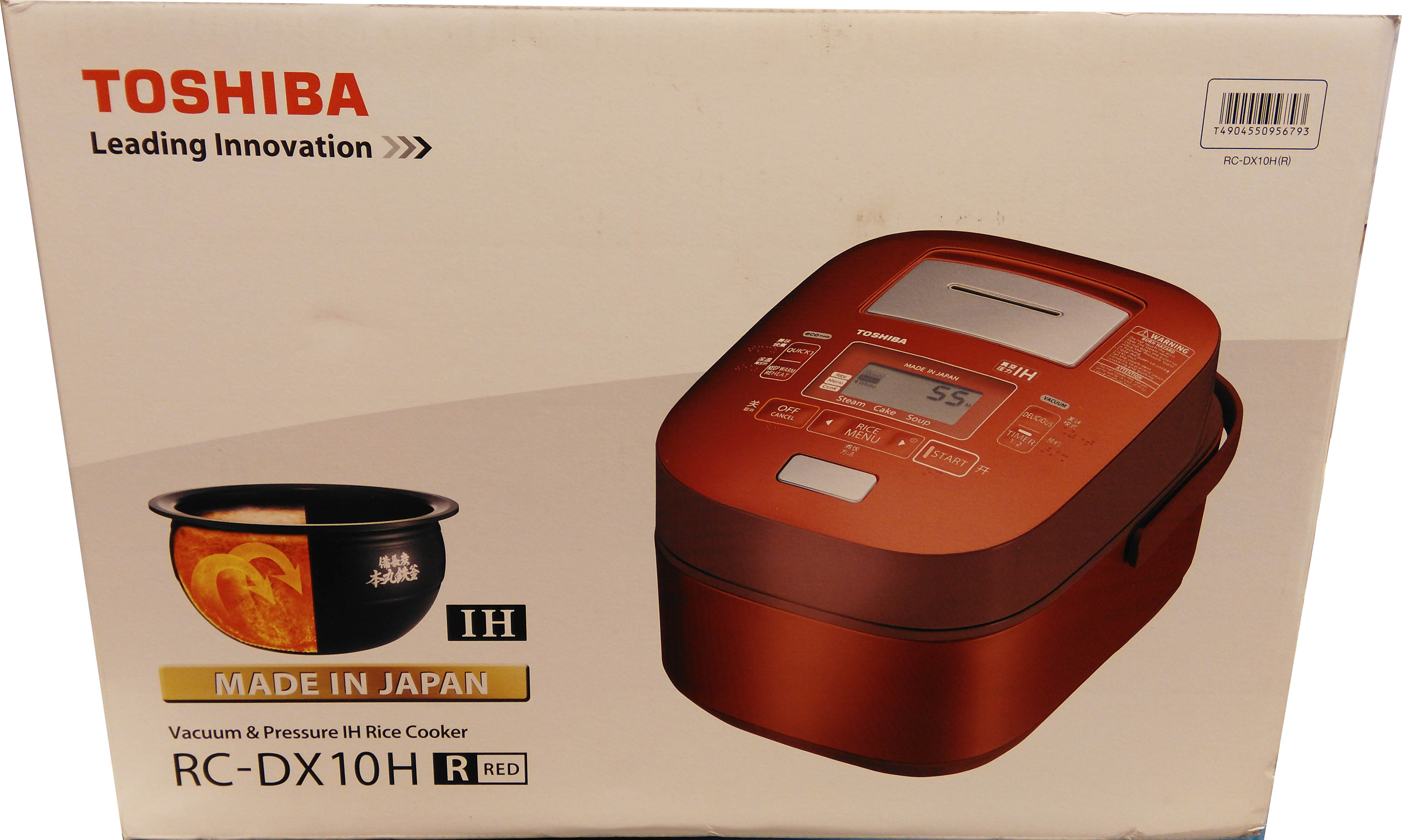 Toshiba Toshiba RC-DX10H 18h made in Japan IH magnetic pressure vacuum rice cooker rice cooker