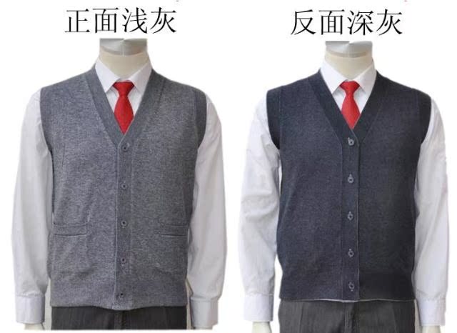 Mùa thu và mùa đông dày lên áo len trung niên đan lỏng áo khoác cashmere cashmere mở áo khoác nam cũ đồ vest