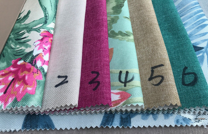 Customized sofa cover, cushion cover, pillow cover, bay window cushion cover, pastoral floral fabric and fine linen