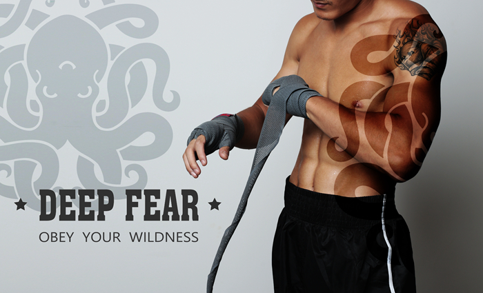 DF high elastic hand strap boxing muay thai bandage hand strap DEEP FEAR 5 meters