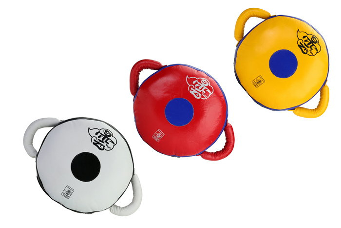 Walking Cloud Flowing Water Shield Target Thai Handmade Head Layer Bull Leather Loose Boxing Tai Boxing MMA Heavy Fist Training