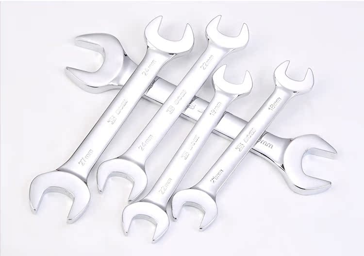 Cờ lê mở Ba Tư 8-10mm công cụ sửa chữa cờ lê gương 14-17 mở đầu cờ lê đôi số liệu đầu - Dụng cụ cầm tay