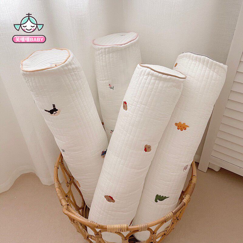 Baby Bed Stitch Bed Surround Antico bars Children Cylindrical Strips Holding Pillows Side Sleeping Clips Legs Leaning Against Pillow Baby Soothing Pillows