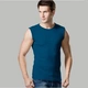 Áo vest nam cổ chữ V rộng cổ Hàn Quốc cotton nam không tay vest gà cổ áo cotton thể thao đáy mùa hè