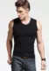 Áo vest nam cổ chữ V rộng cổ Hàn Quốc cotton nam không tay vest gà cổ áo cotton thể thao đáy mùa hè áo lông cừu