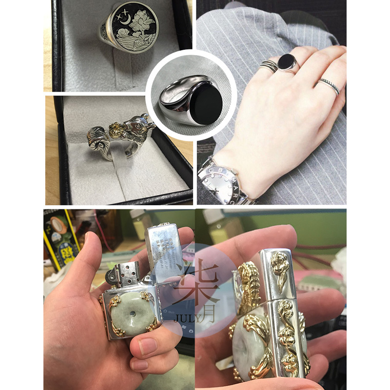 Bague homme en Argenterie - Ref 3089370 Image 4