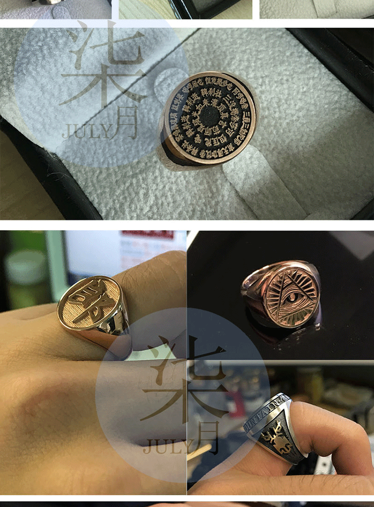 Bague homme en Argenterie - Ref 3089370 Image 19