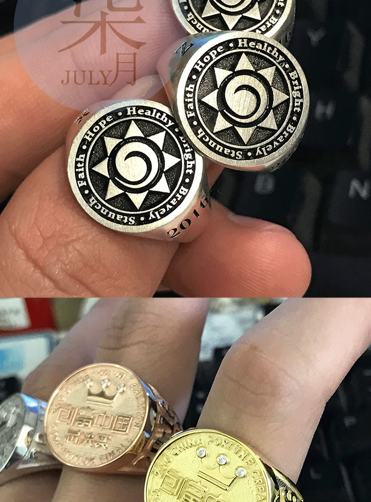 Bague homme en Argenterie - Ref 3089370 Image 13
