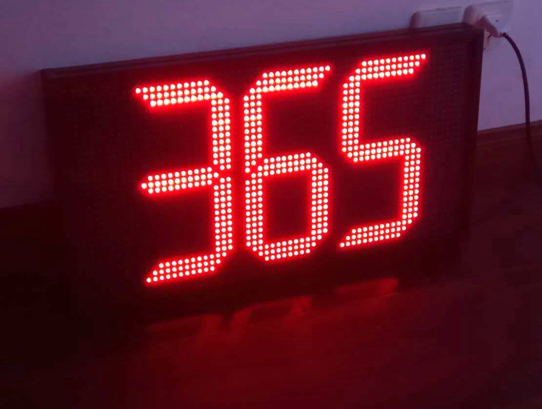 Large Size Large Font Outdoor Days Countdown Counting LED Display Timing High Brightness Customizable