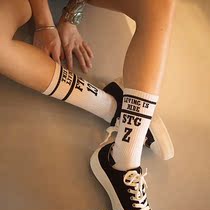 Stagents Original design Pure cotton retro motorcycle tube socks Skateboard socks Non-towel socks Sold out