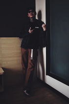 Stagents-hand-stitched furry canvas one square buckle belt Street West Coast Chicano