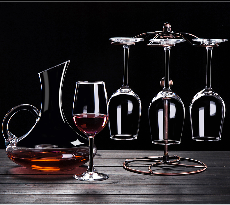 Lớn Châu Âu decanter nhanh wine decanter chì miễn phí rượu vang đỏ ly thủy tinh rượu vang gia đình bộ
