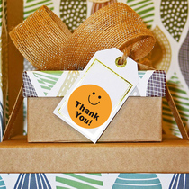 Amazon cute cartoon color smiley face expression thanks sticker teacher children special decoration adhesive label