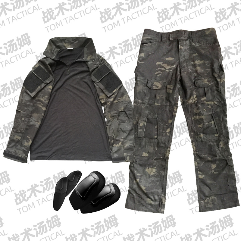 Tactical Tom GEN2 Dark Night MCBK Frogs G2 Frog Leather Black Multi Terrain Long Sleeves Long Pants Mountaineering For Training Suits-Taobao