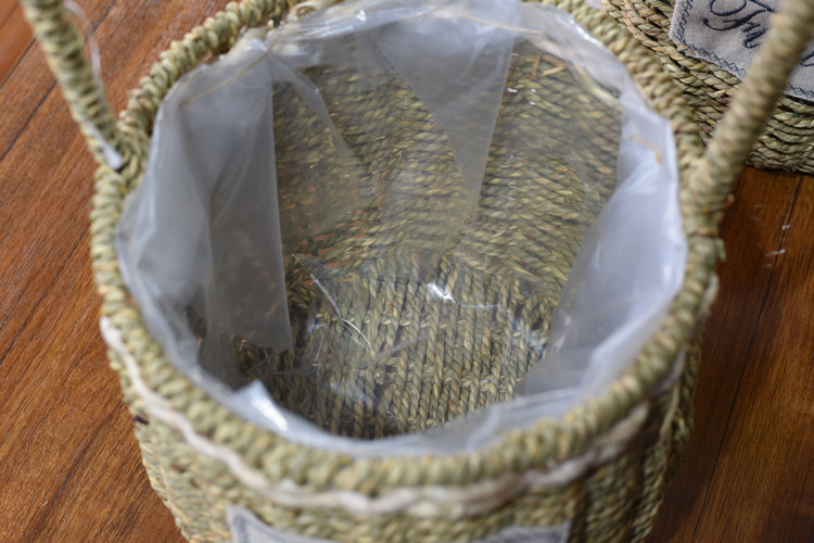 Wicker chậu hoa bình hoa mây hoa cổ điển vườn hoa chậu hoa xô giỏ hoa trồng trong chậu inserter giỏ sắt treo chậu hoa ban công