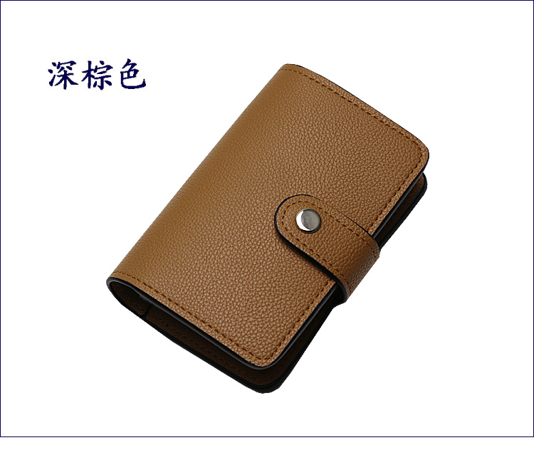 Thẻ thành viên gói thẻ lưu trữ dung lượng lớn thư mục giấy phép lái xe đơn giản không thấm nước gói thẻ tín dụng nam đặt thẻ nhỏ nhiều lớp - Chủ thẻ ví kẹp tiền