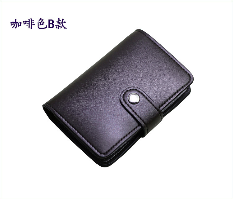 Thẻ thành viên gói thẻ lưu trữ dung lượng lớn thư mục giấy phép lái xe đơn giản không thấm nước gói thẻ tín dụng nam đặt thẻ nhỏ nhiều lớp - Chủ thẻ ví kẹp tiền