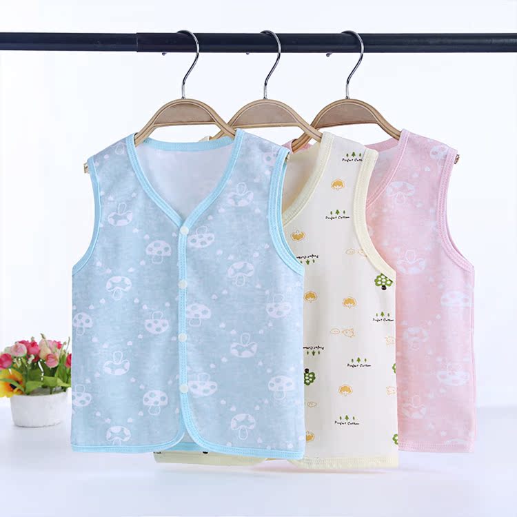 Đặc biệt hàng ngày bé bông vest nam giới và phụ nữ bé nhỏ vest mùa xuân và mùa thu gần- phù hợp duy nhất hai lớp bông vest vest