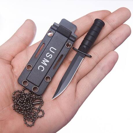 Pocket Knife Mini Portable Outdoor Small Army Knife Key Self Defense Knife Pocket Knife Self Defense Equipment Small Straight Knife