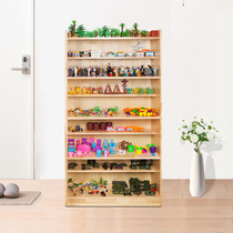 Solid wood psychological counseling room sand table game toy display rack display cabinet pine sand rack multi-purpose storage cabinet