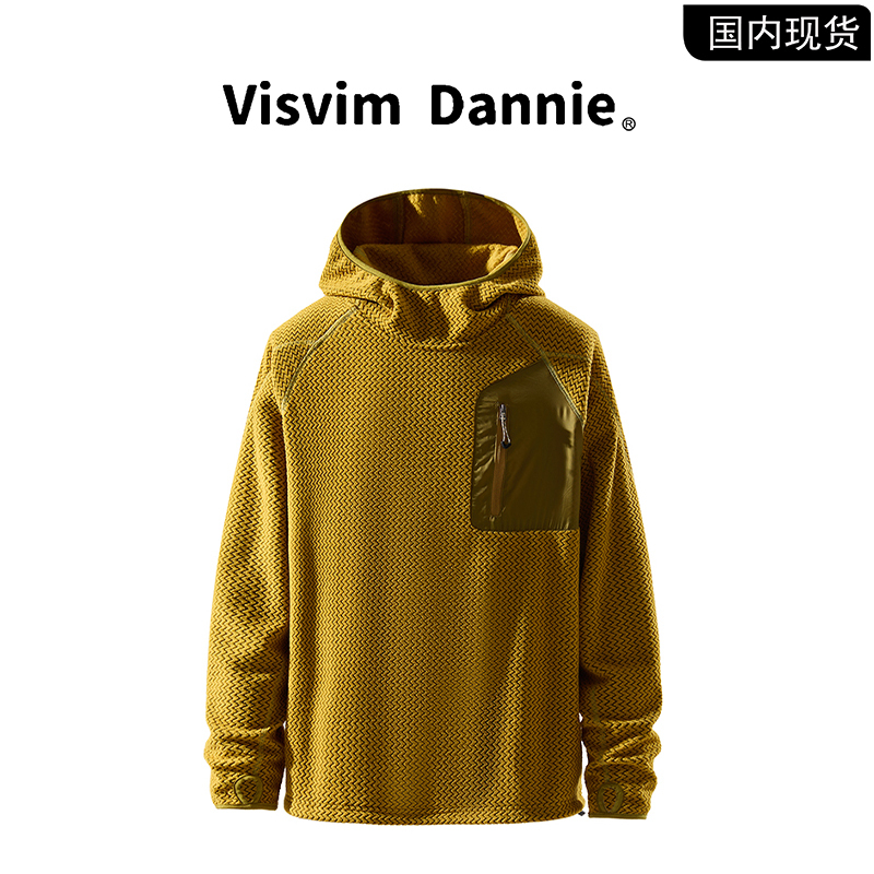 [Brand Clearance] Visvim Dannie Winter Hooded Loose-Fitting Couple Outdoor Long-Sleeve Sweatshirt for Men