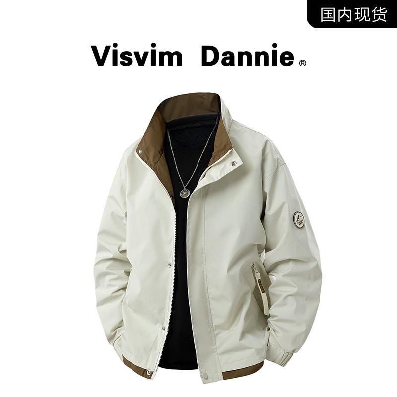 【ブランド在庫処分】VISVIM DANNIE アメリカンレトロスタンドカラー 大きいサイズ トレンドジャケット メンズ