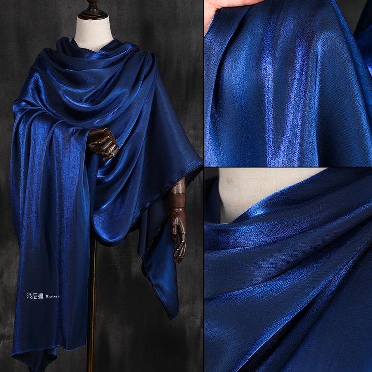 Gradient Color Fabric Mermaid Princess Dress Shirt Material Wedding Dress Satin Imitation Acetate Soft Shiny Surface Gradient Color Fabric Mermaid Princess Dress Shirt Material Wedding Dress Satin Imitation Acetate Soft Shiny Surface