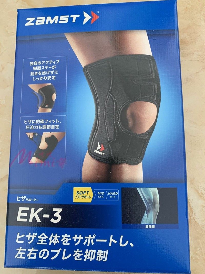 Japan ZAMST Zanster Knee EK-3 Running Kneecap Fitness Tennis Badminton knee Golf Mountaineering