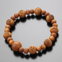 Japanese Indian white sandalwood Eight body Buddha seed Buddhist beaded Buddha Pearl Hand Strings of the Everest Bracelet Men and Men