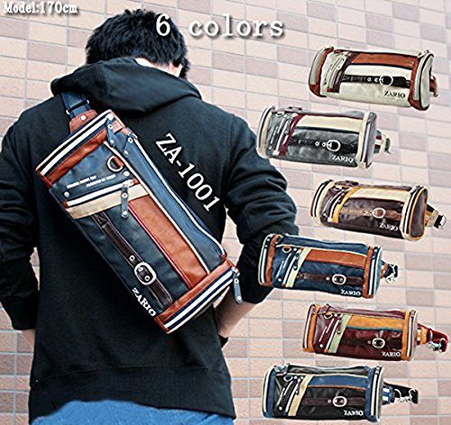 Japan ZARIO Men's leisure single shoulder bag Japan-ROK Oblique Cross Fashion Outdoor Chest Bag Retro Sports SHOULDER BAG