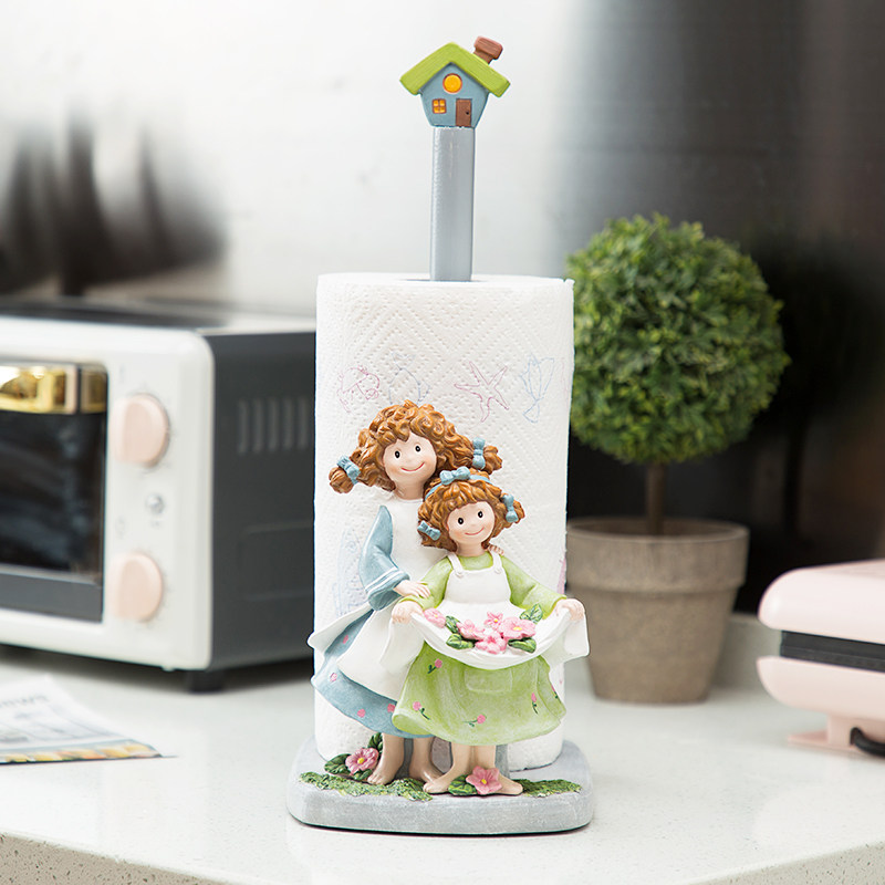 Creative Baking Kitchen Tissue Paper Towel Holder Roll Toilet Paper Holder Girls Birthday Gifts Home Bedroom Decoration Ornaments