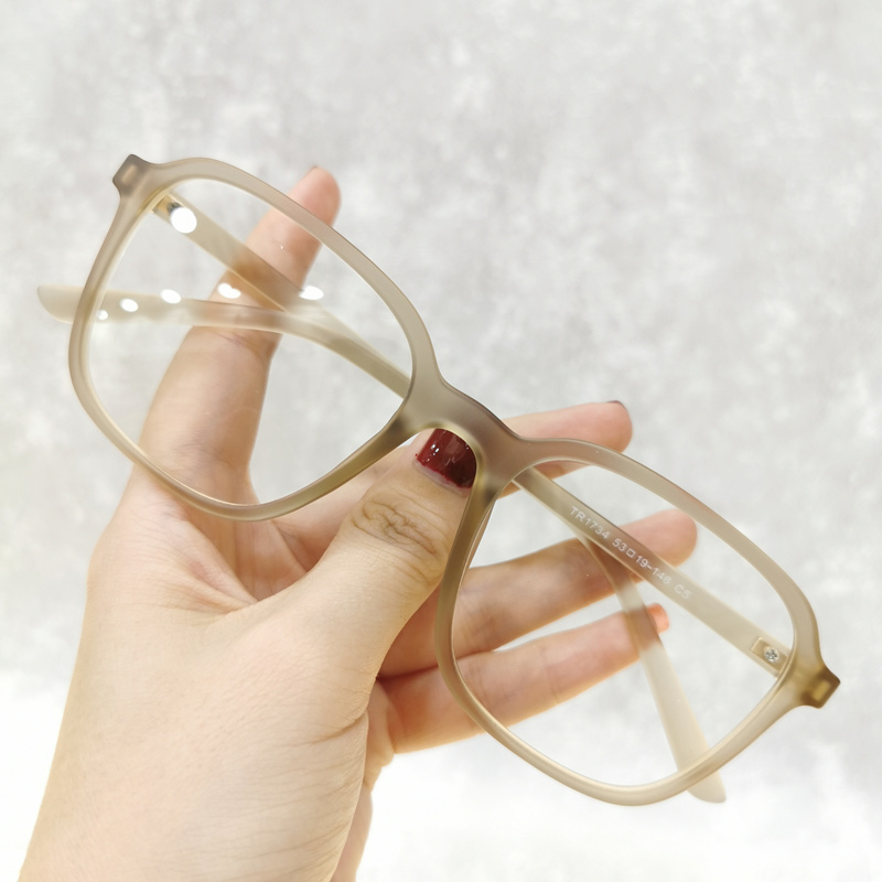 Ultra TR90 glasses frame myopia female red blue light flat glasses with anti - radiation men